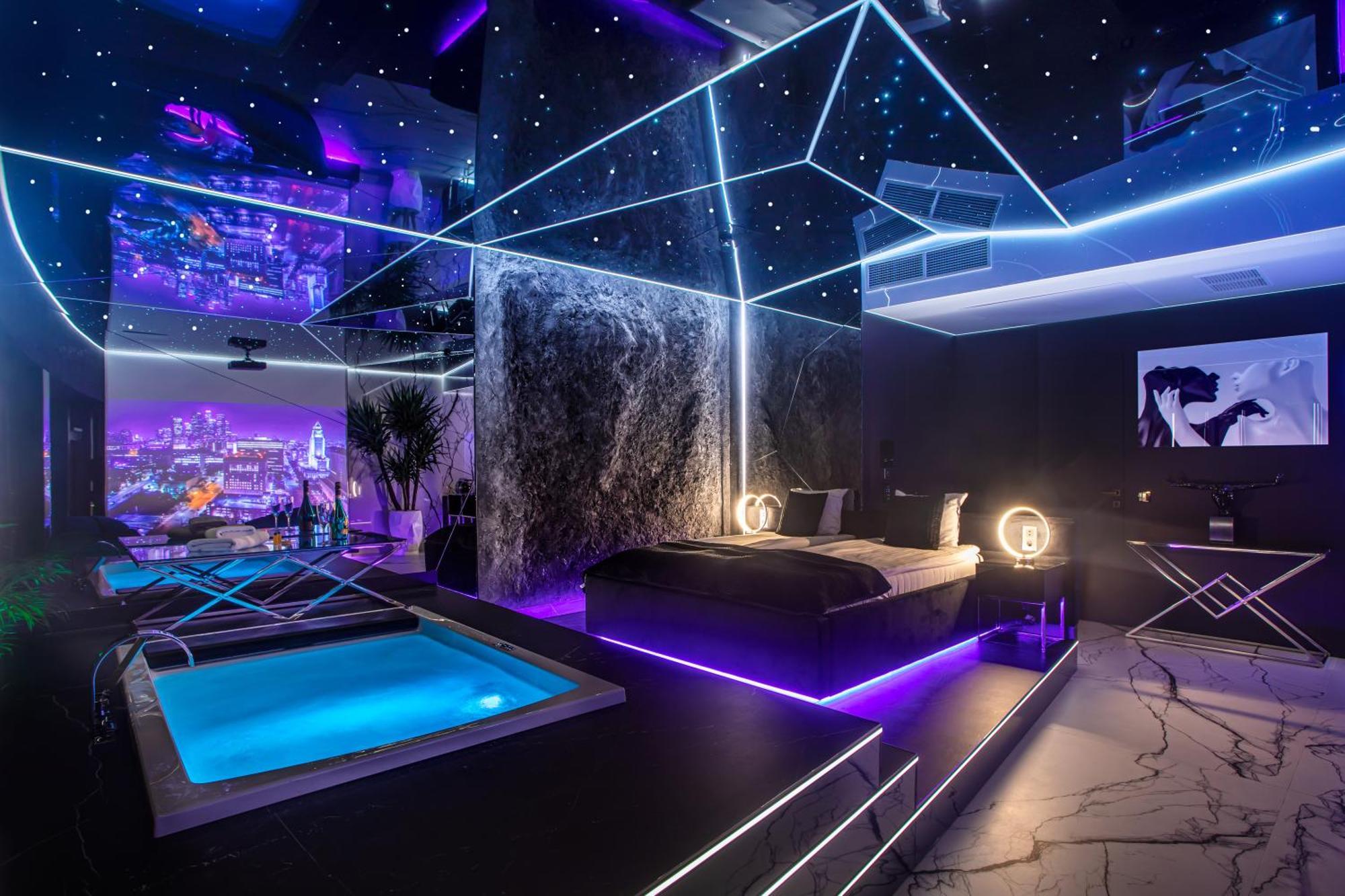 Apartamenty Sky Tower Z Jakuzzi Przy Oknie Vratislav Exteriér fotografie