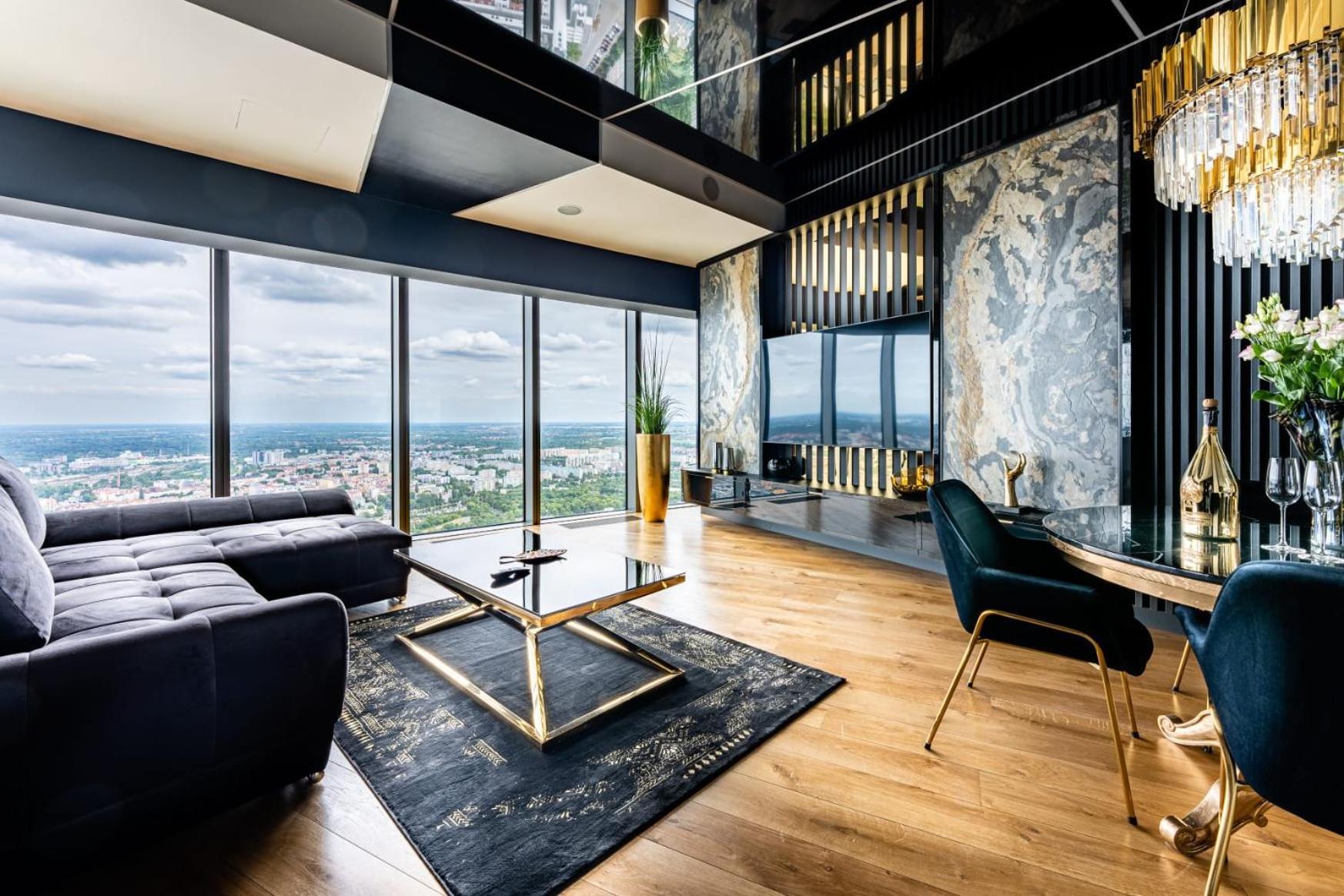 Apartamenty Sky Tower Z Jakuzzi Przy Oknie Vratislav Exteriér fotografie