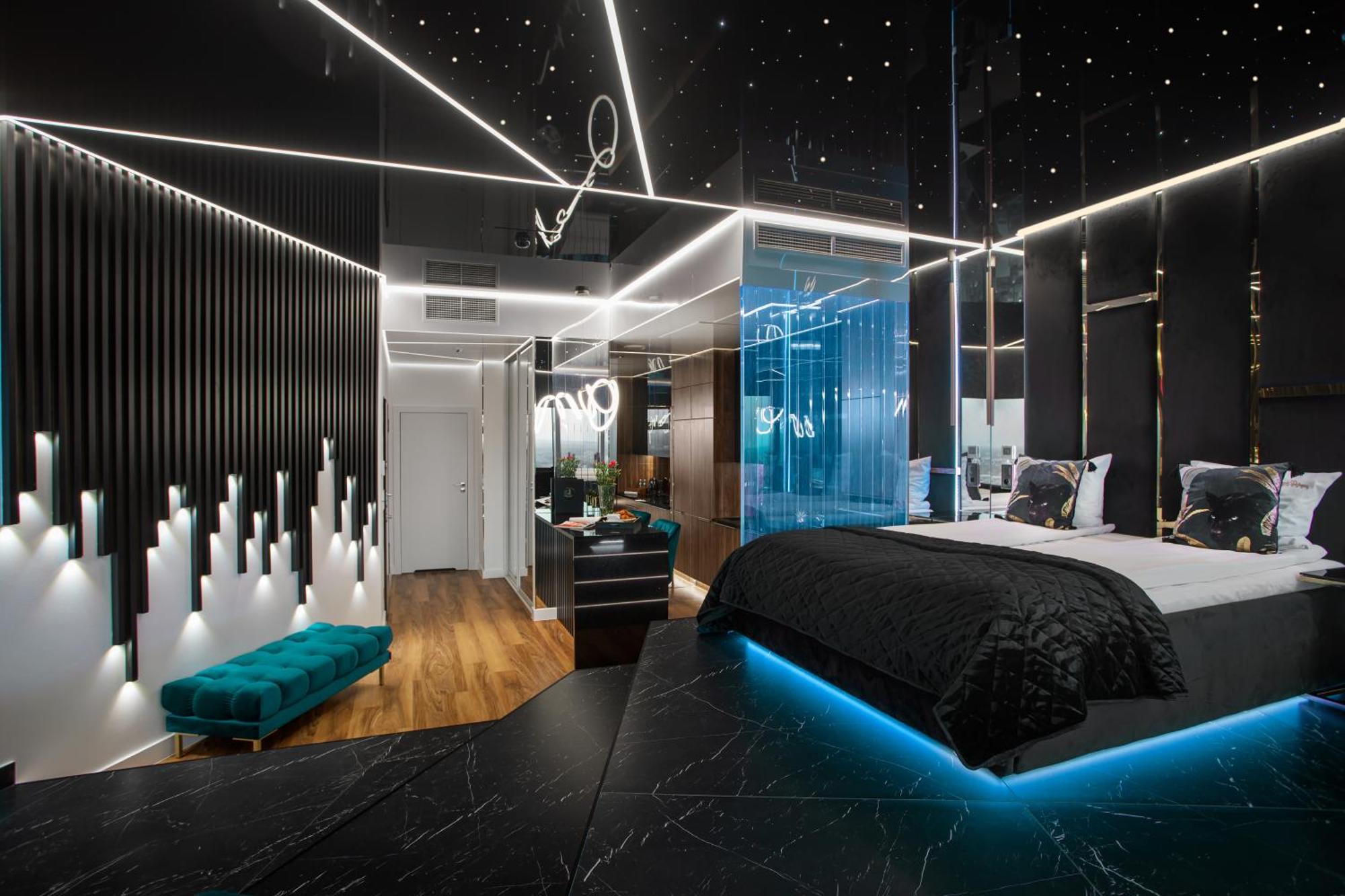 Apartamenty Sky Tower Z Jakuzzi Przy Oknie Vratislav Exteriér fotografie