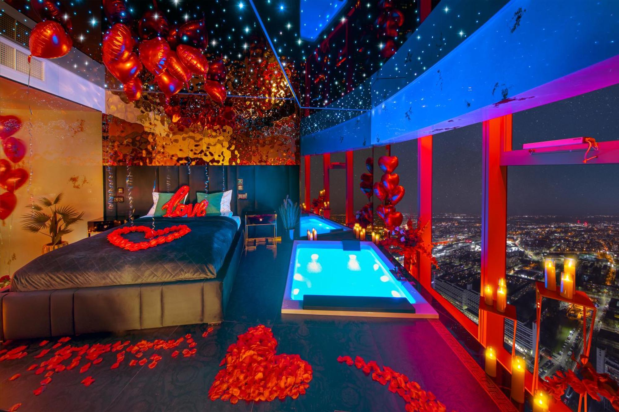 Apartamenty Sky Tower Z Jakuzzi Przy Oknie Vratislav Exteriér fotografie
