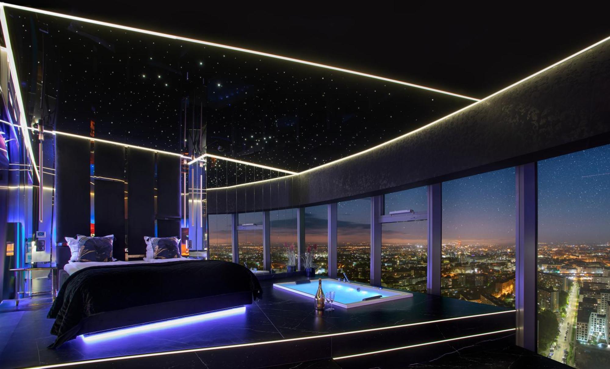 Apartamenty Sky Tower Z Jakuzzi Przy Oknie Vratislav Exteriér fotografie