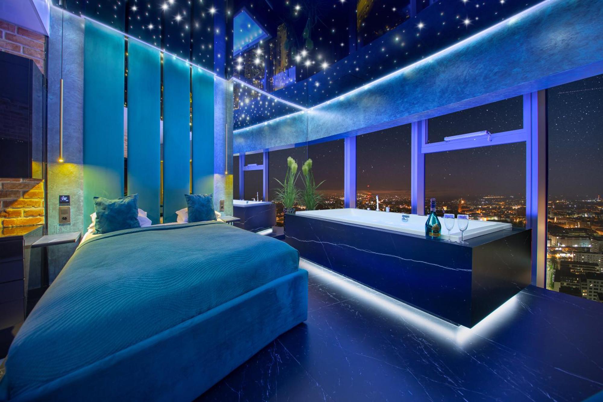 Apartamenty Sky Tower Z Jakuzzi Przy Oknie Vratislav Exteriér fotografie